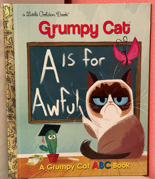 Grumpy Cat A is for Awful Item #SG4