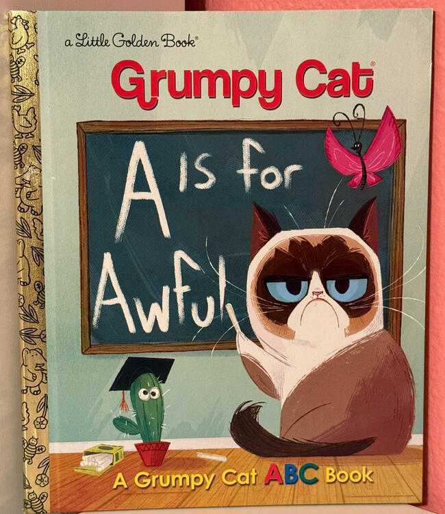 Grumpy Cat A is for Awful Item #SG4