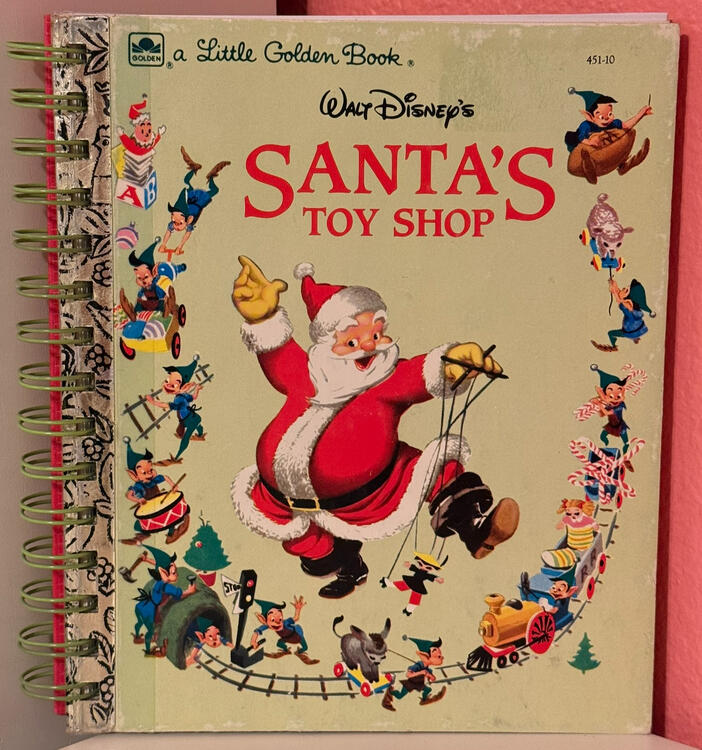 Santa's Toy Shop (Green) Classic Journal Item #CL116 - $35