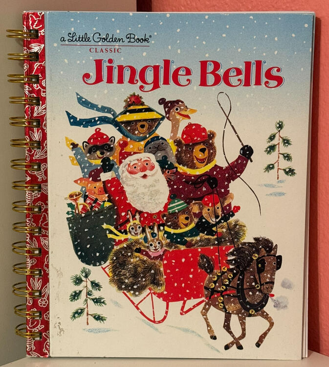 Jingle Bells (White) Christmas Planner Item # PL37 - $45